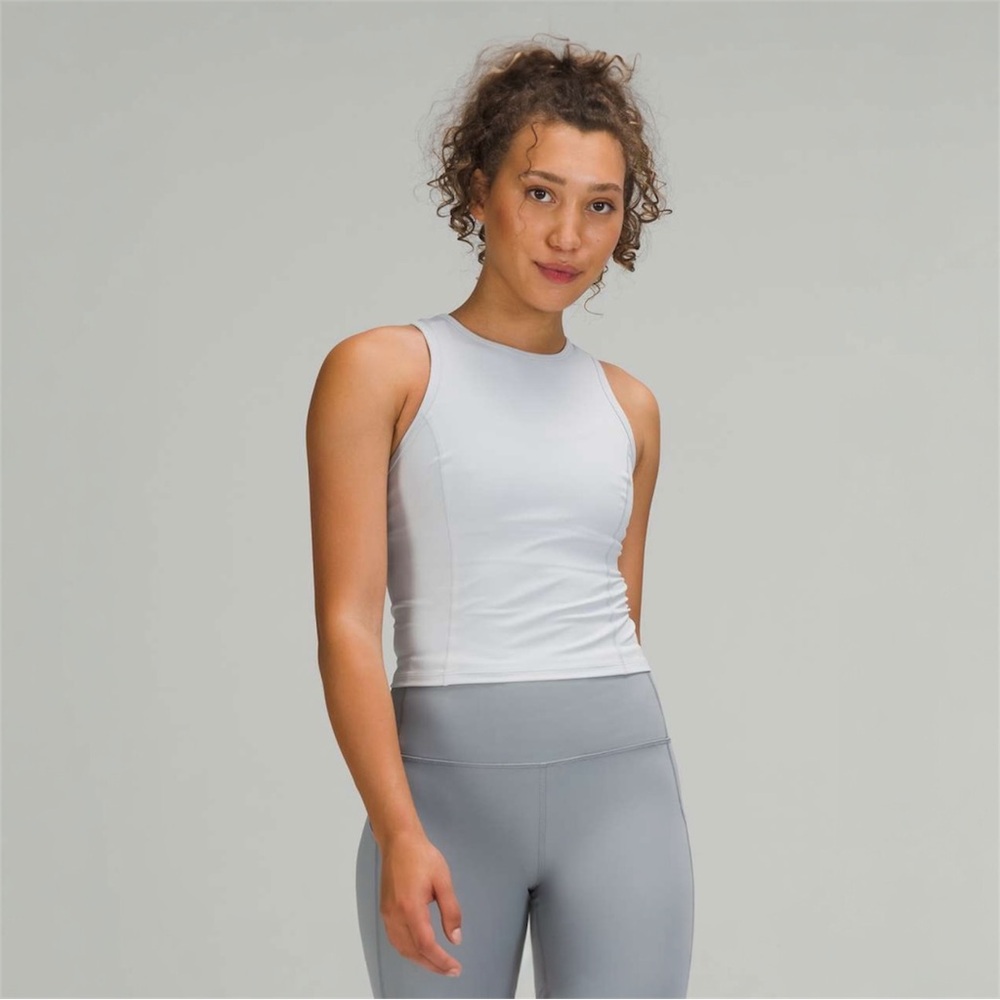 Lululemon Nulux Racerback Cropped Run Tank Top •Starlight💫